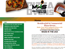 Tablet Screenshot of homepizzeriaovens.com